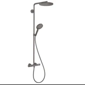 Hansgrohe Raindance Select S 240 1 Jet Termostatik Duş Kolonu - Mat Siyah Krom 27633340 - 1