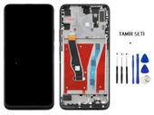 Huawei P Smart Z Uyumlu Lcd Ekran Dokunmatik SERVİS Orijinali FULL ÇITALI SİYAH + TAMİR SETİ - 1
