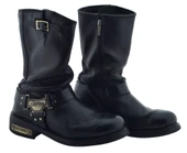 Harley Davidson Hakiki Deri Erkek Siyah Bot 2.ELdir 43 NUMARADIR - 1