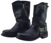 Harley Davidson Hakiki Deri Erkek Siyah Bot 2.ELdir 43 NUMARADIR - 2