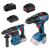 Bosch Gsr 18V-50 + Gbh 18V-26 1x 4,0 & 8,0 Ah - 1