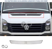 Vw Crafter Krom Kaput Havalandırma Çerçeve 2 Parça 2012-2017 Arası P.Çelik thumbnail 5