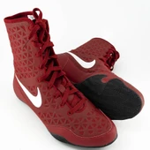 Nike KO Boks Ayakkabısı Kırmızı Boxing Shoes - 2