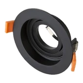 Maxled Sıva Altı GU-10 Duylu Yuvarlak Siyah Dekoratif Spot Kasa MX-2046 thumbnail 1