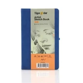 Tigertint Eskiz Defteri Sert Kapak 90gr. A5 80 Yaprak Mavi - 1