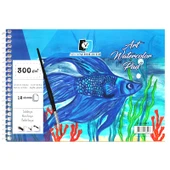 Alex Schoeller Art Watercolour Pad A5 Spiralli Suluboya Defteri 300 gr 12 yp - 1