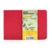 Tigertint Eskiz Defteri Sert Kapak 140gr Yatay  A5 80 yaprak Kırmızı - 1