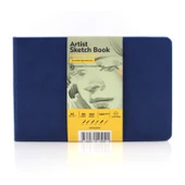 Tigertint Eskiz Defteri Sert Kapak 140gr Yatay  A5 80 yaprak Mavi thumbnail 1