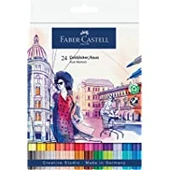 Faber Castell Goldfaber Aqua Çift Uçlu Marker 24 Renk - 1