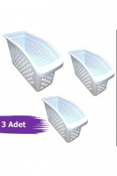 3 Adet Buzdolabı Düzenleme Sepeti - 1
