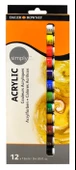 Daler Rowney Simply Akrilik Boya Seti 12 Renk x 12 ml - 1