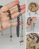 Hematit Taşı 33lük Ve Zaza (Sallamalık) Tesbih Seti 8mm (55862) thumbnail 1