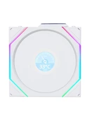 Lian Li UNI FAN REVERSE TL WIRELESS LCD 1x120mm Beyaz Kasa Fanı - 1