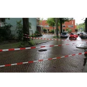 Bondit Emniyet Şeridi İkaz Bandı Kırmızı Beyaz 6 cm x 250 Metre thumbnail 2