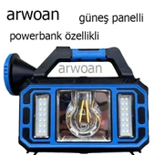 Arwoan solarlı powerbank özellikli kamp lambası - 3
