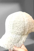 Kadın Peluş Teddy Kep Şapka thumbnail 2