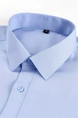 Slim Fit Kravatlık Uzun Kol Kolay Ütü Nefes Alan Dört Mevsim Slim Fit Erkek Gömlek - 2
