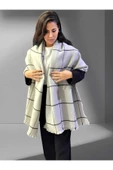 Kadın İnce Çizgili Yumuşak Dokulu Omuz Şalı Atkı  ( 70cm x 180cm ) thumbnail 6
