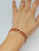 Yaşam Çiçeği Sembollü Sayı Sekanslı Bakır Bileklik (55688) thumbnail 5