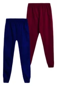 Çocuk Unisex Beli Lastikli Jogger Eşofman Altı 2'li Set - 2