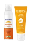 Alldermo Güneş Koruyucu Krem + Panthenol %9 Sprey Seti - 1