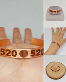 Yaşam Çiçeği Sembollü Sayı Sekanslı Bakır Bileklik (55690) thumbnail 1