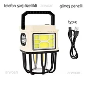 arwoan çok işlevli kamp lambası el feneri - 3