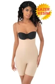 Kadın Lazer Kesim İnceltici ve Toparlayıcı Tam Boy Askılı Korse thumbnail 5