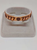 Yaşam Çiçeği Sembollü Sayı Sekanslı Bakır Bileklik (55686) thumbnail 2