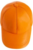 Unisex %100  Deri Arkadan Ayarlanabilir Baseball Kep Şapka - 4
