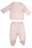 Bebek Yenidoğan Müslin Kumaş % 100 Organik Pamuklu Unisex Hastane Çıkışı 6'lı Set - 5