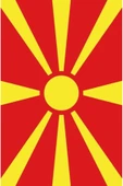 Kuzey Makedonya Bayrağı  50x75 cm. - 4