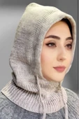 Balaclava Fitilli Triko Örgü Bere Başlık - 8