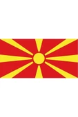 Kuzey Makedonya Gönder Bayrağı  70x105 cm. thumbnail 1