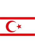 Kıbrıs KKTC Gönder Bayrağı  70x105 cm. - 3