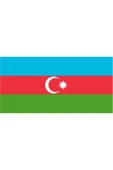 Azerbaycan Gönder Bayrağı  100x150 cm. thumbnail 3
