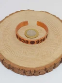 Yaşam Çiçeği Sembollü Sayı Sekanslı Bakır Bileklik (55692) thumbnail 4