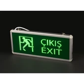 Noas Acil Çıkış 3W Çıkış Çift Yönlü Acil Çıkış Armatürleri Yönlendirme Levhası - 2