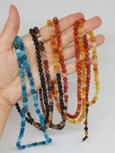 Akik Taşı Karışık 500'lük Zikir Tesbihi 6mm (55706) thumbnail 2