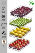 Buzdolabı Organizeri 3LT Saklama Kabı & Erzak Kabı & Düzenleyici - 1