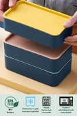 3’Lü Bölmeli Saklama Kabı seti- Beslenme Yemek Kutusu Lunch Box - 2