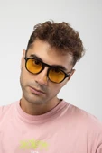 Retro Kare Anahtar Model Erkek Güneş Gözlüğü - 1