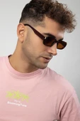 Elips Model Kemik Çerçeve Erkek Güneş Gözlüğü - 2