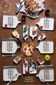 Marmaris Desenli Stackable 6 Kişilik Kahvaltı Tabak Seti - 1