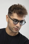 Retro Yuvarlak Anahtar Model Erkek Güneş Gözlüğü - 2