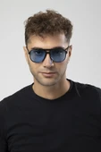 Mod Pilot Maxi Siyah- Mavi Erkek Güneş Gözlüğü - 1