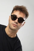 Yuvarlak Model Erkek Güneş Gözlüğü - 1