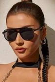 Mod Pilot Siyah Kadın Güneş Gözlüğü thumbnail 1