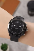 Klasik Kadran Silikon Kordon Unisex Kol Saati - 1