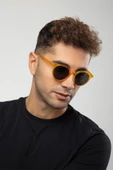 Yuvarlak Turuncu Erkek Güneş Gözlüğü thumbnail 2